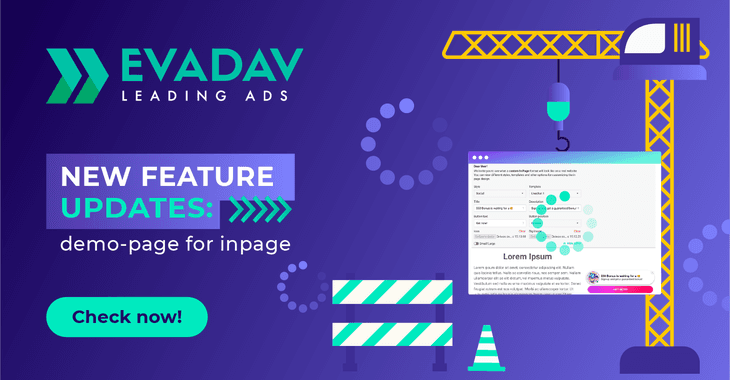 Evadav system latest improvements: convenient and profitable